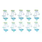 Cloth Patches Iron On Sew On Mushroom Pattern Embroidered Clothing Appliques for