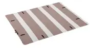 Coleman Coleman Leisure Sheet Deluxe Greige StripeNEW