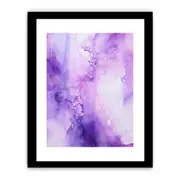 Purple Abstract Framed Art Framed print Art Poster