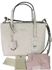 BNWT RADLEY DUKES PLACE EMBOSSED Med Tote WHITE RRP$500 LUXURY QUALITY LEATHER