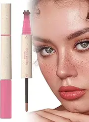 Beauty Mark Pen - Beauty Mark Tool, Blush Contour Pens | Double Ended Blush Pens Contouring Tool, Multipurpose Facial Cheek Blusher Makeup For Home Traveling Business Trip Enhances Features