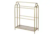 Society Home Kingsley Towel Rack Antique Gold 72x30.5x94cm