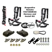 Dragonfire Yamaha YXZ 1000R/SS Harness Mounting Kit w/5-Point SFI Race Black