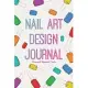 Nail Art Design Journal: Sketch and swatch book with templates for almond shaped nails