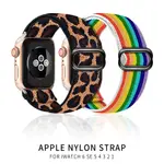 適用於 APPLE WATCH SE 錶帶 38MM42MM 系列 6 5 4 32 IWATCH 豹紋錶帶手鍊 40M