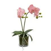 Glamorous Fusion Light Mauve Orchid Artificial Fake Plant Decorative Arrangement