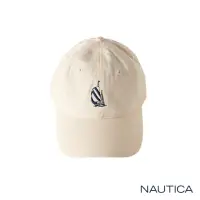 在飛比找momo購物網優惠-【NAUTICA】男裝 經典帆船LOGO休閒棒球帽(米白)