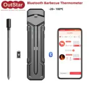 Wireless Intelligent Bluetooth Barbecue Thermometer Support Magnetic Suction #sz