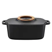 Fiskars Norden Cast Iron Non-Stick Oval Casserole 5L - Robins Kitchen