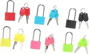 VALICLUD 24 Sets Mini Padlock Keys Diary Stationery Case Padlock for Suitcase Beam Sturdy Smash Resistant