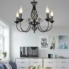 Retro Pendant Light Dining Room Ceiling Light Industrial Chandelier Fixture E14
