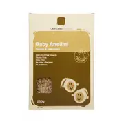 Organic Olive Green Organics Pasta Baby Anellini Plain Bulk Buy 6 x 250g - Fresh, healthy organic delivery | Doorstep Organics