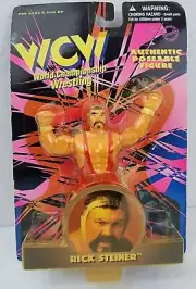 WCW Authentic Poseable Figure 1998 Toymakers RICK STEINER WWE WWF *Read*