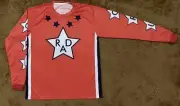 RETRO OLD SCHOOL BMX SHIRT JERSEY RAD MOVIE 1980'S STYLE SKYWAY CRU MONGOOSE