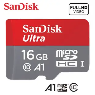 SanDisk ULTRA 16GB 16G 手機記憶卡 A1 microSD SDHC UHS-I 傳輸最高98MBs