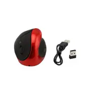 CM0008 2.4GHz 1200dpi Wireless Rechargeable Optical Mouse Ergonomic Design for Laptops Tablets