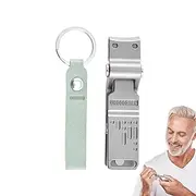 Thick Nail Clippers - Anti-Splash Ergonomic Stainless Steel Manicure Tool,Trim Fingernail Styling Tools, Portable Travel Scissors for Kids, Travel, Seniors