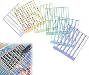 Diamond Painting Ruler, Ruler for Diamond Art, Rulers Diamonde Dot Drill Alignment Tool for Full Drill or Partial Kits (Circular)