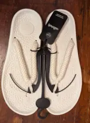 NEW Allbirds Sugar Zeffer Flip Flops Sandals Women's 12 Men 10 Blizzard White