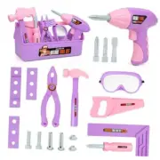 Kids Tool Set, Kids Construction Tool Set with Drill and Tool Box, Tool Set