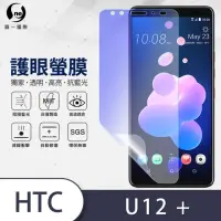 在飛比找momo購物網優惠-【o-one護眼螢膜】HTC U12+ 滿版抗藍光手機螢幕保