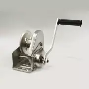 Stainless steel hand winch two-way self-locking 1200 lb manual winch hoist
