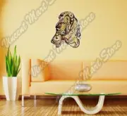 Cocker Spaniel Dog Head Hunting Abstract Wall Sticker Room Interior Decor 18X25"