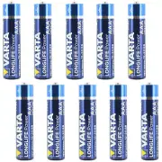 10-PACK Varta AAA Batteries- Remotes, Digital Cameras, Toys, Walkies and More