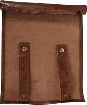 PHENOFICE Dice Storage Roll up Dice Bag Game Beads Organizer Pu Leather Travel Organiser