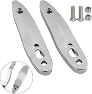 Areyourshop Turn Signal Extension Bracket License Plate Relocation Kit Fit for Softail 00-23 Silver
