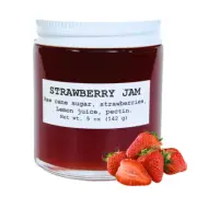 Strawberry Jam, 5 oz - Craft, Gourmet, Unusual Jams & Jellies Made in West