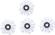 4pcs Roller Skate Wheels for Skating Accessories Eye Catching Flashing Design Durable Material for Asphalt Surfaces