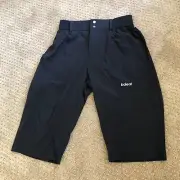 Baleaf Men's Water Resistant UPF 50+ Cycling Shorts, Black, XS NEW NWT