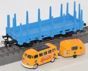Marklin 48709 Marklin 1.Fc car w Looney Tunes VW Bus and Camper fr 2009 HO Scale