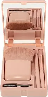 Ipetboom 1 Box Mask Brushes for Facials Skincare Liner Eyelash Curler Kit Clear Makeup Bag Makeup Brushes with Case Eyeshadow Makeup Brushes Makeup Remover Gentle Skin Cleanser Pink Acrylic