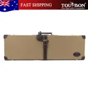 TOURBON Shotgun Box Cabinet Storage Case Shooting Gun Safety Carrier Vintage AU