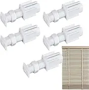 Blind Installation Code Shutter Roller, 5X Blinds Installation Brackets, Vertical Replacement Part Set for Home Living Room Bedroom Bathroom