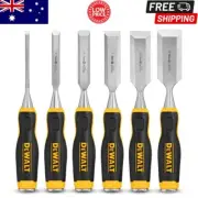 DeWalt DWHT16852-9 6pce Wood Chisel Set with Carry Case 6mm-38mm Blades AU Stock