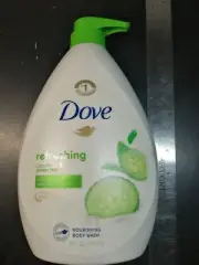 NEW Dove, Refreshing Cucumber And Green Tea Body Wash, 34 Fl Oz