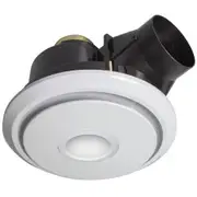 Brilliant Boreal II Small Round Exhaust Fan with 12W LED Tri Colour Light