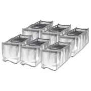 6pcs Clothes Drawer Organizer 9Grids Closet Storage Box For Jeans T-Shirt Grey