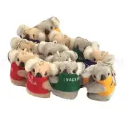 36pcs Australian Souvenir Koala With Vest & Keyring Koalas Clip On 5cm bulk