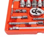 Ratchet Socket Wrench Set Solid Durable Mechanics Tool Socket Set Wear Resistant
