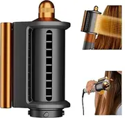 AFDD Anti-Flyaway Nozzle for Dyson Airwrap - Drying and Styling Attachment Compatible with Airwarp HS01/HS05 (Gold)