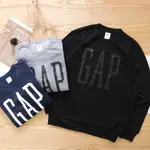 【AYLLON】GAP 男版 經典燙印大字款 (內刷毛) 大學TEE 現貨