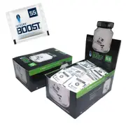 Integra BOOST 8g 55% RH Humidity Control Packs - Box Of 144 - 2-Way Moisture Regulator for Herbs, Cigars & Food Storage