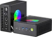 [GMKtec] Mini Computers AMD Ryzen 9 8945HS (Turbo 5.1GHz) 32GB DDR5 2TB SSD, Gaming PC Oculink, Dual NIC LAN 2.5G, WiFi 6, USB3.2, USB-C 4.0, BT5.2, DP, HDMI, Dual FanNucbox K11