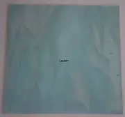 2218.30-AQUA BLUE TINT, WHITE STREAKY 5"x 5" BULLSEYE GLASS 90 COE