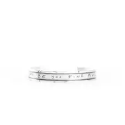[ANN DEMEULEMEESTER] Ros Napkin Bracelet Silver
