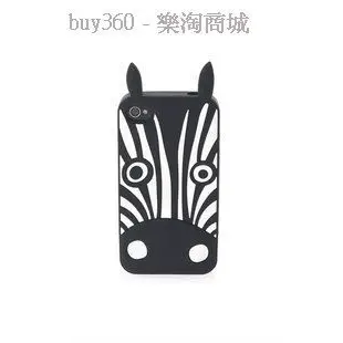 庫存不用等-【no】-MARC JACOBS 可愛動物 臉譜 貓頭鷹 狗頭斑馬 Iphone 4S/4 矽膠保護套 創現